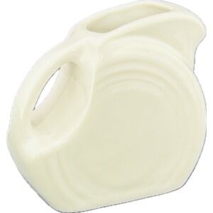Fiesta Mini Disc Pitcher‎ Creamer White 5 oz Retired Fiestaware USA